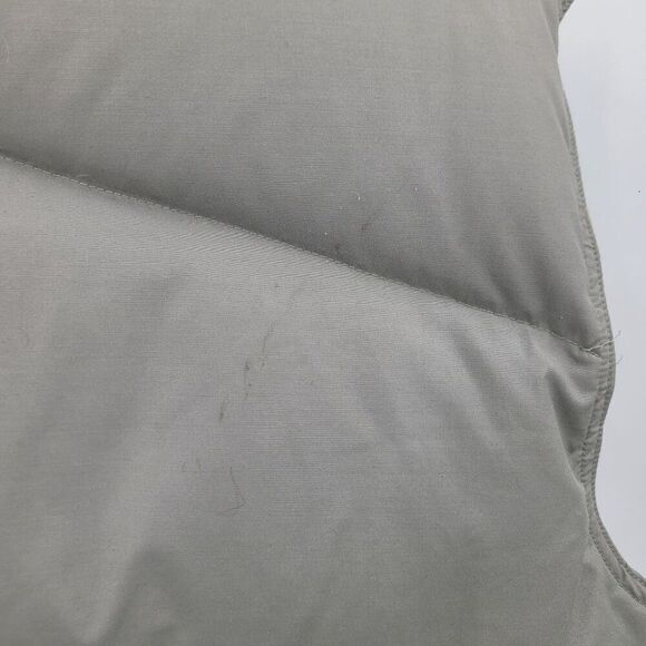 Vintage Puffer Vest L Gray Down Insulation Warm Outerwear Granola Gorpcore - Picture 9 of 12